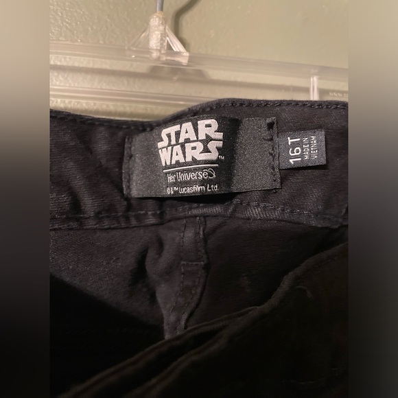 Star Wars Patch Skinny Jeans Plus Size 16 Tall - Picture 2 of 10